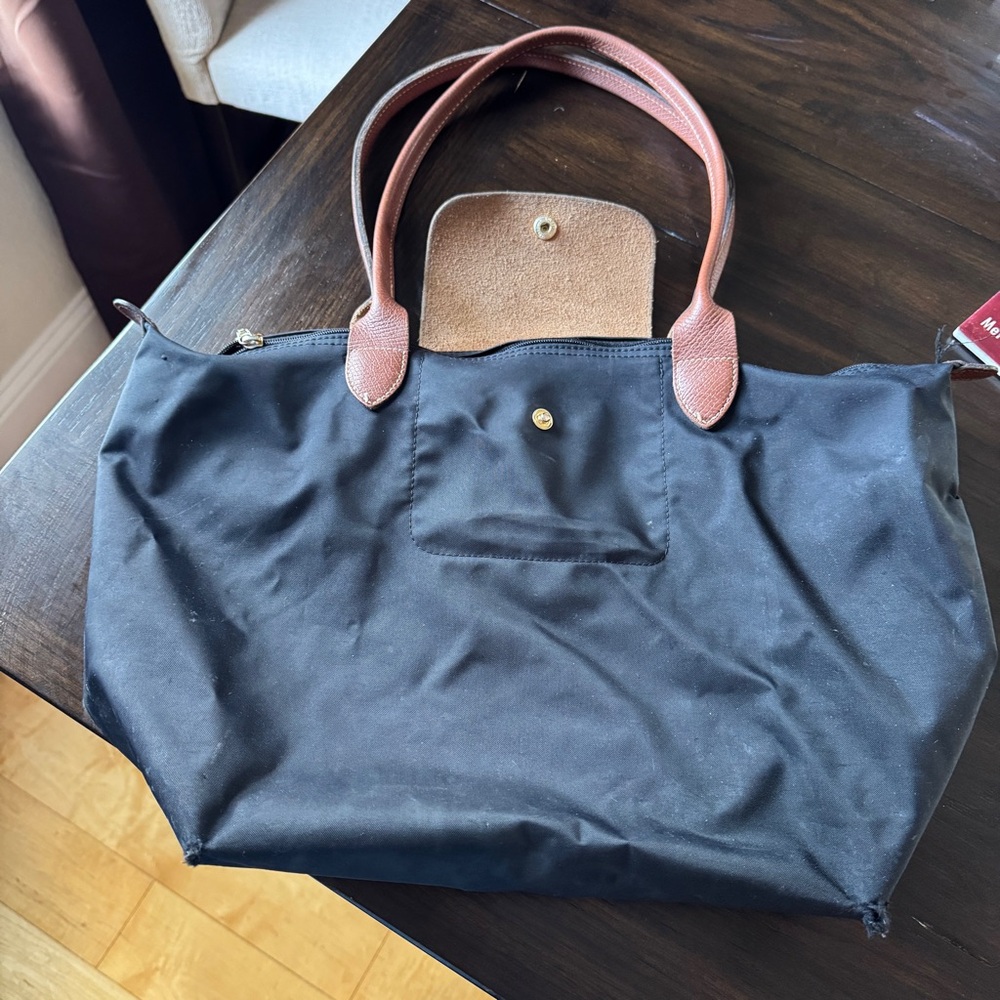 Longchamp Navy Tote Bag